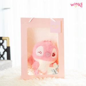 Gấu bông stitch màu hồng