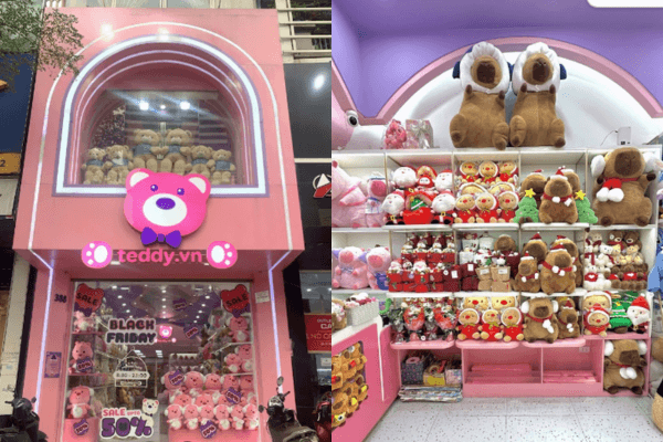 Cửa hàng gấu bông Teddy.vn